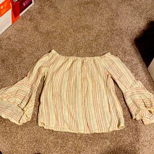 off the shoulder blouse